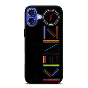 KENZO PARIS COLORFUL LOGO iPhone 16 Case Cover