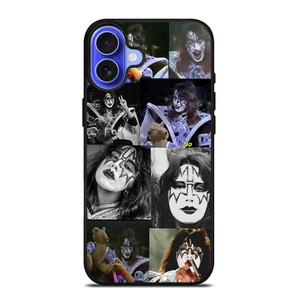 KISS BAND ACE FREHLEY COLLAGE iPhone 16 Case Cover KISS BAND ACE FREHLEY COLLAGE iPhone 16 Case Cover