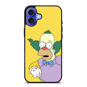 KRUSTY THE CLOWN CARTOON iPhone 16 Case Cover KRUSTY THE CLOWN CARTOON iPhone 16 Case Cover