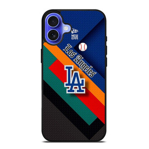 LA DODGERS NEW ERA STRIPS iPhone 16 Case Cover LA DODGERS NEW ERA STRIPS iPhone 16 Case Cover