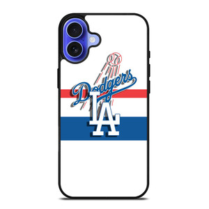 LA DODGERS WHITE STIPS iPhone 16 Case Cover LA DODGERS WHITE STIPS iPhone 16 Case Cover