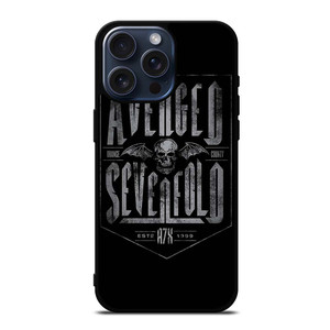A7X AVENGED SEVENFOLD LOGO iPhone 15 Pro Max Case Cover A7X AVENGED SEVENFOLD LOGO iPhone 15 Pro Max Case Cover
