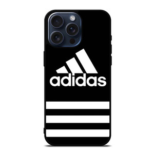 ADIDAS HORIZONTAL STRIPE LOGO iPhone 15 Pro Max Case Cover ADIDAS HORIZONTAL STRIPE LOGO iPhone 15 Pro Max Case Cover