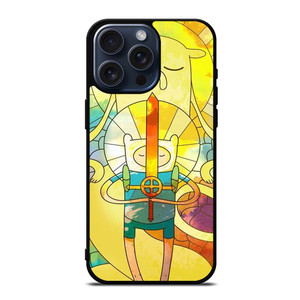 ADVENTURE TIME MY NEIGHBOUR TOTORO GLASS iPhone 15 Pro Max Case Cover