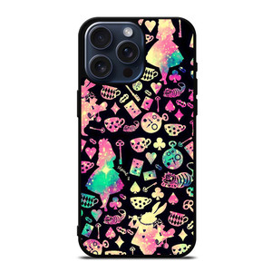 ALICE IN WONDERLAND COLLAGE iPhone 15 Pro Max Case Cover