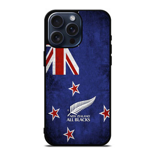 ALL BLACKS NEW ZEALAND FLAG iPhone 15 Pro Max Case Cover