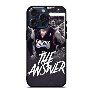 ALLEN IVERSON SIXERS BASKETBALL iPhone 15 Pro Max Case Cover