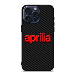 APRILIA MOTOR CARBON LOGO iPhone 15 Pro Max Case Cover