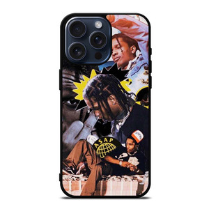 ASAP ROCKY RAPPER COLLAGE iPhone 15 Pro Max Case Cover ASAP ROCKY RAPPER COLLAGE iPhone 15 Pro Max Case Cover