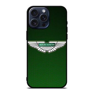 ASTON MARTIN GREEN CARBON iPhone 15 Pro Max Case Cover