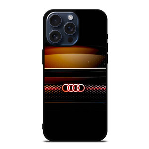 AUDI METAL GLOW LOGO iPhone 15 Pro Max Case Cover AUDI METAL GLOW LOGO iPhone 15 Pro Max Case Cover