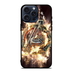 AVENGERS FIRE LOGO iPhone 15 Pro Max Case Cover AVENGERS FIRE LOGO iPhone 15 Pro Max Case Cover
