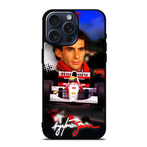 AYRTON SENNA F1 iPhone 15 Pro Max Case Cover