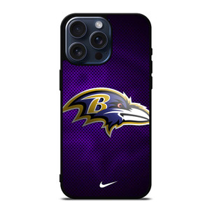 BALTIMORE RAVENS NFL NIKE iPhone 15 Pro Max Case Cover