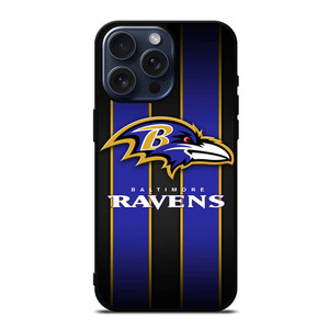 BALTIMORE RAVENS NFL STRIPE LOGO iPhone 15 Pro Max Case Cover BALTIMORE RAVENS NFL STRIPE LOGO iPhone 15 Pro Max Case Cover