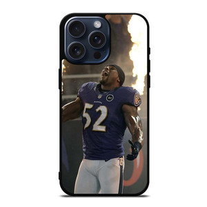 BALTIMORE RAVENS RAY LEWIS NFL iPhone 15 Pro Max Case Cover