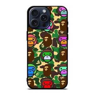 BAPE BABY MILO CAMO iPhone 15 Pro Max Case Cover