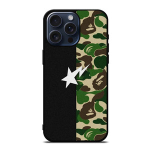 BAPE BAPESTA CAMO iPhone 15 Pro Max Case Cover