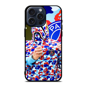 BAPE CAMO PARIS SAINT GERMAIN iPhone 15 Pro Max Case Cover