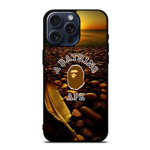BATHING APE SUNSET iPhone 15 Pro Max Case Cover
