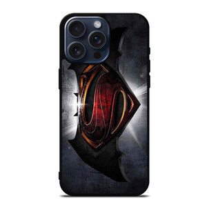 BATMAN VS SUPERMAN LOGO iPhone 15 Pro Max Case Cover BATMAN VS SUPERMAN LOGO iPhone 15 Pro Max Case Cover