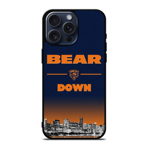 BEAR DOWN CHICAGO BEARS 3 iPhone 15 Pro Max Case Cover BEAR DOWN CHICAGO BEARS 3 iPhone 15 Pro Max Case Cover