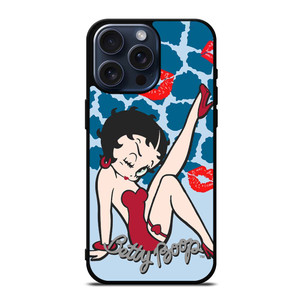 BETTY BOOP KISS CARTOON iPhone 15 Pro Max Case Cover