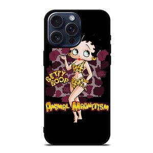 BETTY BOOP LEOPARD iPhone 15 Pro Max Case Cover
