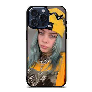 BILLIE EILISH FACE SINGER iPhone 15 Pro Max Case Cover BILLIE EILISH FACE SINGER iPhone 15 Pro Max Case Cover