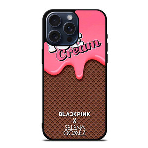 BLACK PINK SELENA GOMEZ ICE CREAM iPhone 15 Pro Max Case Cover