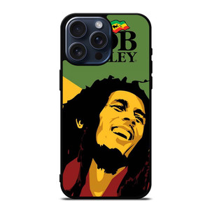 BOB MARLEY RASTA ART iPhone 15 Pro Max Case Cover