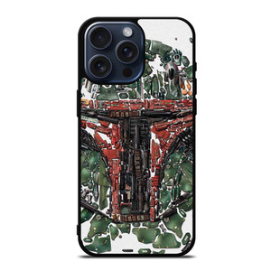 BOBA FETT STAR WARS MOZAIC iPhone 15 Pro Max Case Cover BOBA FETT STAR WARS MOZAIC iPhone 15 Pro Max Case Cover