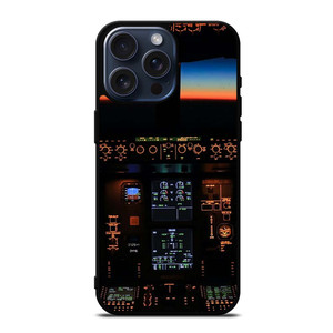 BOEING PLANE COCKPIT iPhone 15 Pro Max Case Cover BOEING PLANE COCKPIT iPhone 15 Pro Max Case Cover