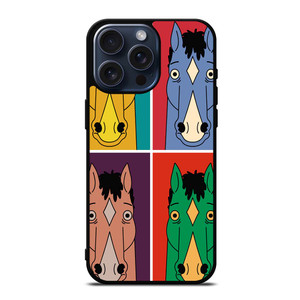 BOJACK HORSEMAN COLORFULL COLLAGE iPhone 15 Pro Max Case Cover