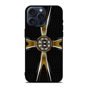 BOSTON BRUINS HOCKEY LOGO iPhone 15 Pro Max Case Cover