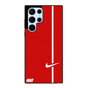 NIKE LOGO RED STRIPE Samsung Galaxy S22 Ultra Case Cover
