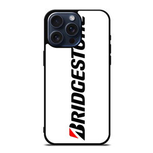 BRIDGESTONE TIRE LOGO WHITE iPhone 15 Pro Max Case Cover BRIDGESTONE TIRE LOGO WHITE iPhone 15 Pro Max Case Cover