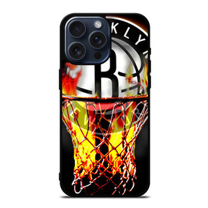 BROOKLYN NETS BASKETBALL RING iPhone 15 Pro Max Case Cover BROOKLYN NETS BASKETBALL RING iPhone 15 Pro Max Case Cover