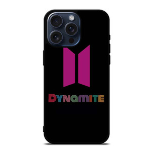 BTS BANGTAN BOYS DYNAMITE LOGO iPhone 15 Pro Max Case Cover BTS BANGTAN BOYS DYNAMITE LOGO iPhone 15 Pro Max Case Cover