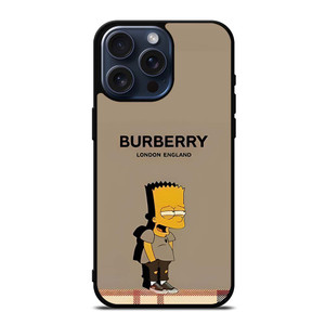 BURBERRY LONDON THE SIMPSONS iPhone 15 Pro Max Case Cover