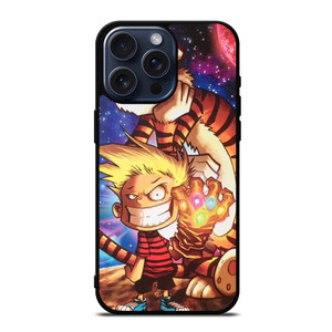 CALVIN AND HOBBES INFINITY GAUNTLET iPhone 15 Pro Max Case Cover