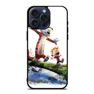 CALVIN AND HOBBES RIVER WOOD iPhone 15 Pro Max Case Cover