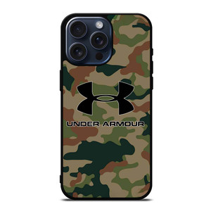 CAMO UNDER ARMOUR LOGO iPhone 15 Pro Max Case Cover