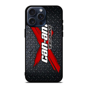 CAN AM X TEAM METAL LOGO iPhone 15 Pro Max Case Cover