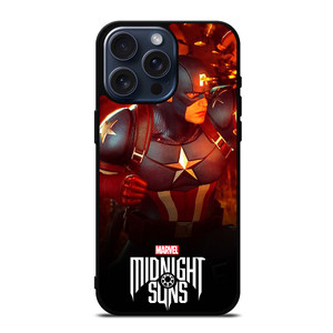 CAPTAIN AMERICA MARVEL MIDNIGHT SUNS iPhone 15 Pro Max Case Cover