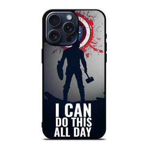 CAPTAIN AMERICA QUOTE iPhone 15 Pro Max Case Cover