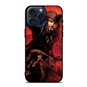 CAPTAIN JACK PIRATES OF THE CARIBBEAN POSTER iPhone 15 Pro Max Case Cover