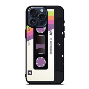 CASSETTE TAPE RETRO iPhone 15 Pro Max Case Cover CASSETTE TAPE RETRO iPhone 15 Pro Max Case Cover