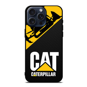 CATERPILLAR CAT BULLDOZER CARBON iPhone 15 Pro Max Case Cover CATERPILLAR CAT BULLDOZER CARBON iPhone 15 Pro Max Case Cover