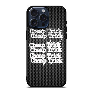 CHEAP TRICK BAND METAL LOGO iPhone 15 Pro Max Case Cover